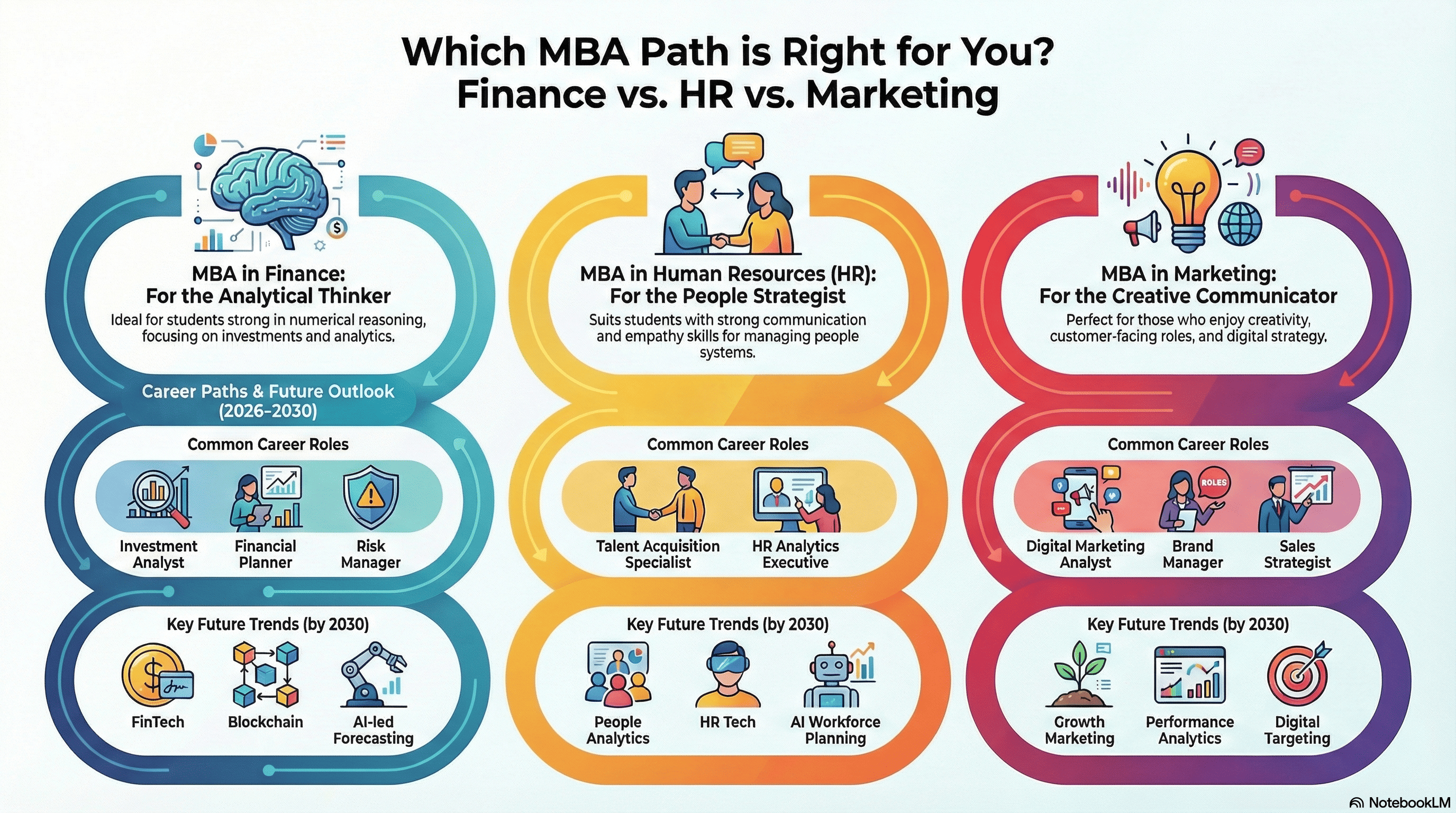 MBA in HR, Finance or Marketing: Which Specialisation